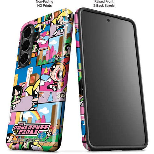 Cartoon Network Powerpuff Girls Patches Galaxy S26 Impact Case