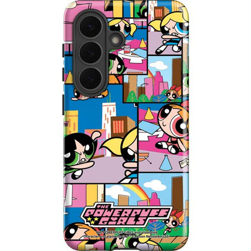 Cartoon Network Powerpuff Girls Patches Galaxy S26 Plus Impact Case