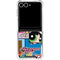 Cartoon Network Powerpuff Girls Patches Galaxy Z Flip7 Clear Case