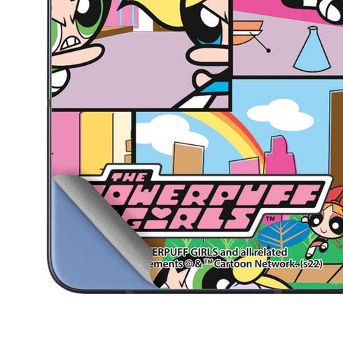 Cartoon Network Powerpuff Girls Patches Galaxy Z Fold5 5G Skin