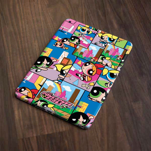 Cartoon Network Powerpuff Girls Patches Apple iPad Skin