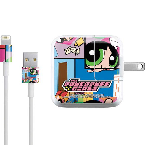 Cartoon Network Powerpuff Girls Patches iPad Charger (10W USB) Skin