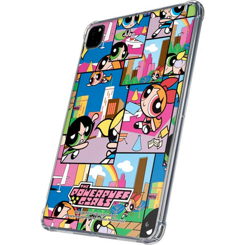 Cartoon Network Powerpuff Girls Patches iPad Pro 11in (2024) Clear Case