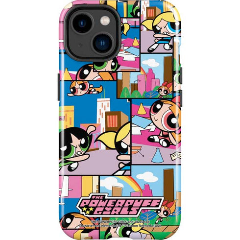 Cartoon Network Powerpuff Girls Patches iPhone 15 Impact Case