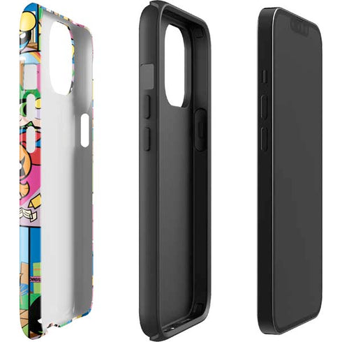 Cartoon Network Powerpuff Girls Patches iPhone 15 Impact Case