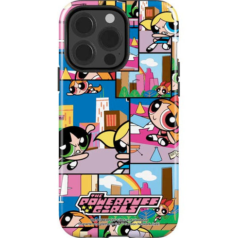 Cartoon Network Powerpuff Girls Patches iPhone 15 Pro Impact Case