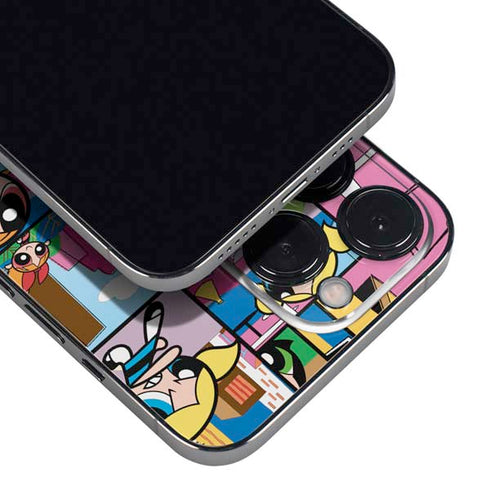 Cartoon Network Powerpuff Girls Patches iPhone 15 Pro Max Skin