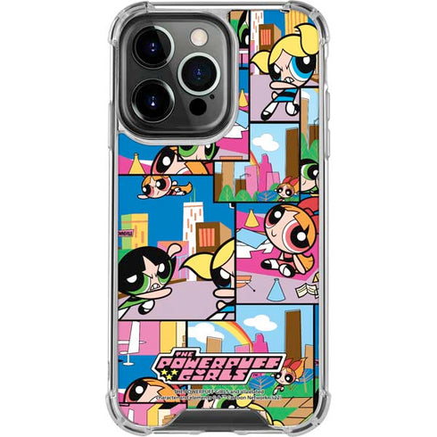 Cartoon Network Powerpuff Girls Patches iPhone 16 Pro Clear Case