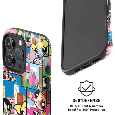 Cartoon Network Powerpuff Girls Patches iPhone 16 Pro Magsafe Impact Case