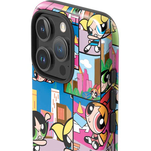 Cartoon Network Powerpuff Girls Patches iPhone 16 Pro Max Impact Case