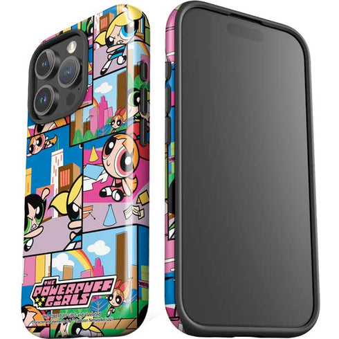 Cartoon Network Powerpuff Girls Patches iPhone 16 Pro Max Impact Case