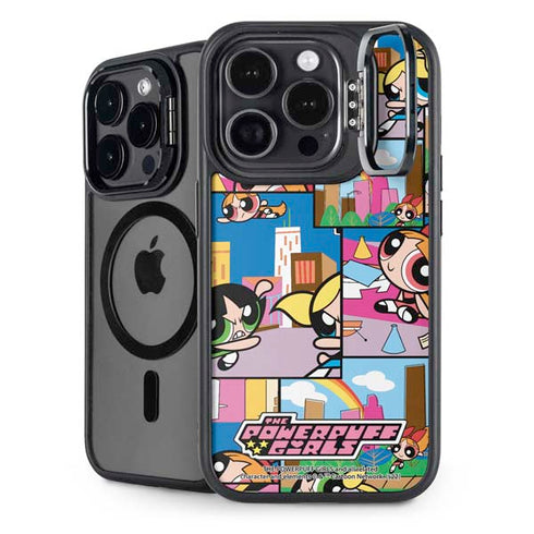 Cartoon Network Powerpuff Girls Patches iPhone 16 Pro Max Kickstand Case