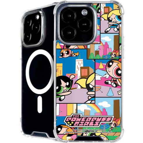 Cartoon Network Powerpuff Girls Patches iPhone 16 Pro Max MagSafe Case