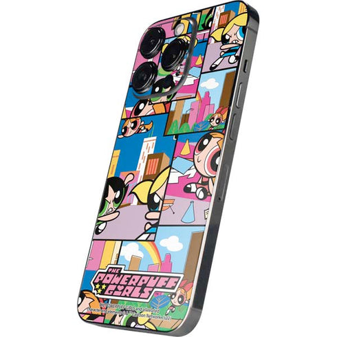 Cartoon Network Powerpuff Girls Patches iPhone 16 Pro Skin