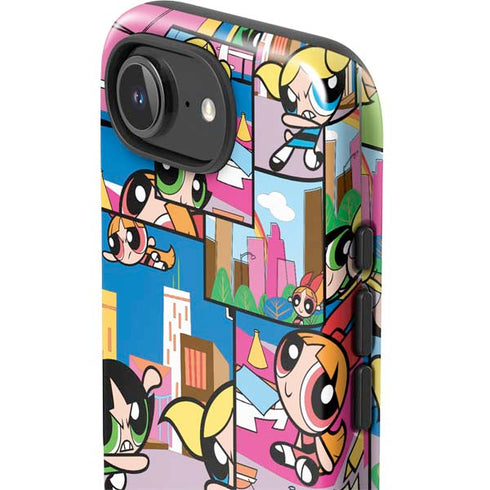 Cartoon Network Powerpuff Girls Patches iPhone 16e Impact Case