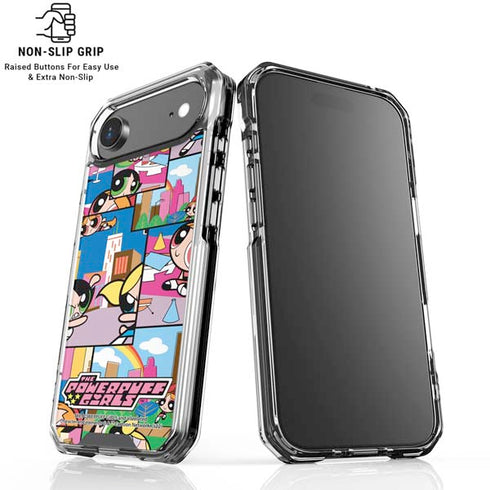 Cartoon Network Powerpuff Girls Patches iPhone 17 Air Clear Case