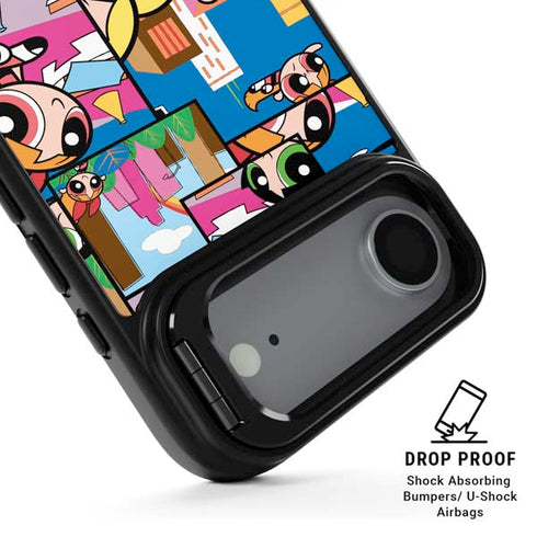 Cartoon Network Powerpuff Girls Patches iPhone 17 Air Kickstand Case