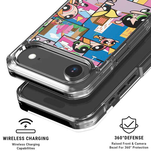 Cartoon Network Powerpuff Girls Patches iPhone 17 Air MagSafe Case