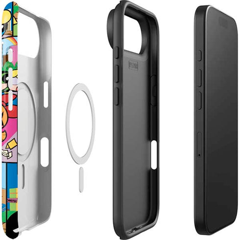 Cartoon Network Powerpuff Girls Patches iPhone 17 Air Magsafe Impact Case