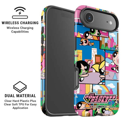 Cartoon Network Powerpuff Girls Patches iPhone 17 Air Magsafe Impact Case