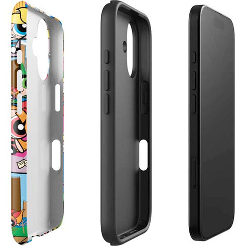 Cartoon Network Powerpuff Girls Patches iPhone 17 Impact Case