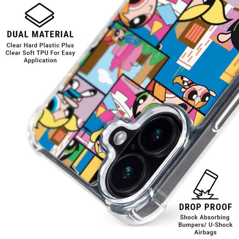 Cartoon Network Powerpuff Girls Patches iPhone 17 MagSafe Case