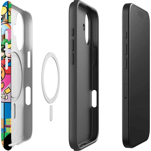 Cartoon Network Powerpuff Girls Patches iPhone 17 Magsafe Impact Case
