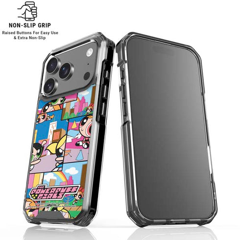 Cartoon Network Powerpuff Girls Patches iPhone 17 Pro Clear Case