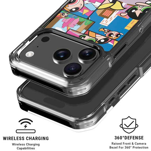 Cartoon Network Powerpuff Girls Patches iPhone 17 Pro MagSafe Case