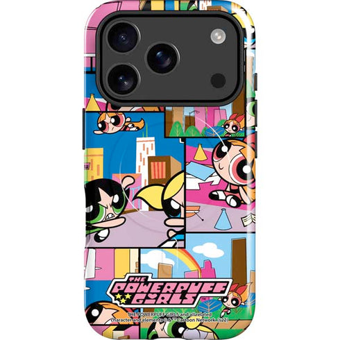 Cartoon Network Powerpuff Girls Patches iPhone 17 Pro Magsafe Impact Case