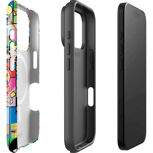 Cartoon Network Powerpuff Girls Patches iPhone 17 Pro Magsafe Impact Case