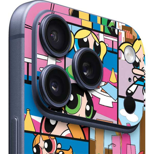 Cartoon Network Powerpuff Girls Patches iPhone 17 Pro Max Skin