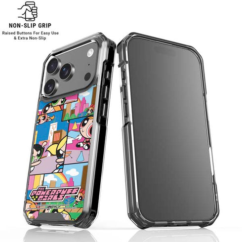 Cartoon Network Powerpuff Girls Patches iPhone 18 Pro Clear Case