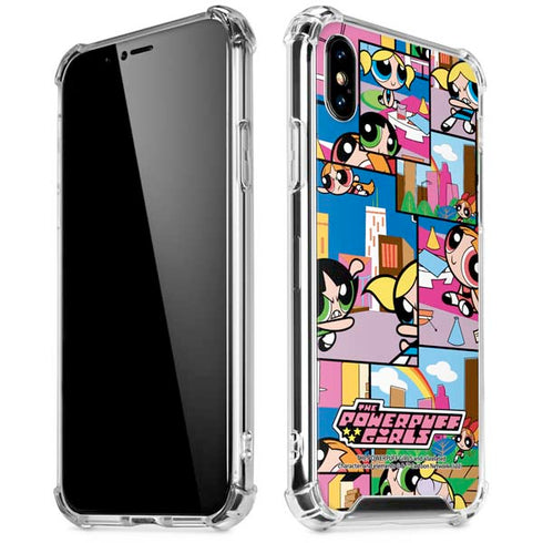 Cartoon Network Powerpuff Girls Patches iPhone X/XS Clear Case