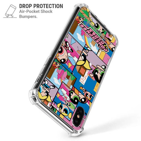 Cartoon Network Powerpuff Girls Patches iPhone X/XS Clear Case