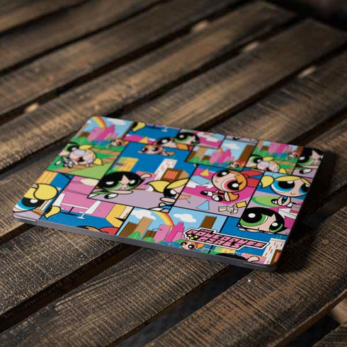 Cartoon Network Powerpuff Girls Patches Apple MacBook Air Skin