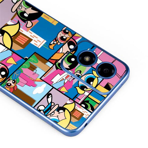 Cartoon Network Powerpuff Girls Patches Moto G Play 4G (2024) Skin