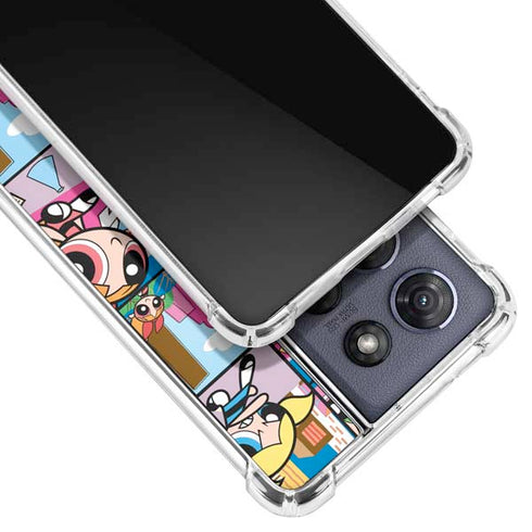 Cartoon Network Powerpuff Girls Patches Moto G Stylus 5G (2025) Clear Case