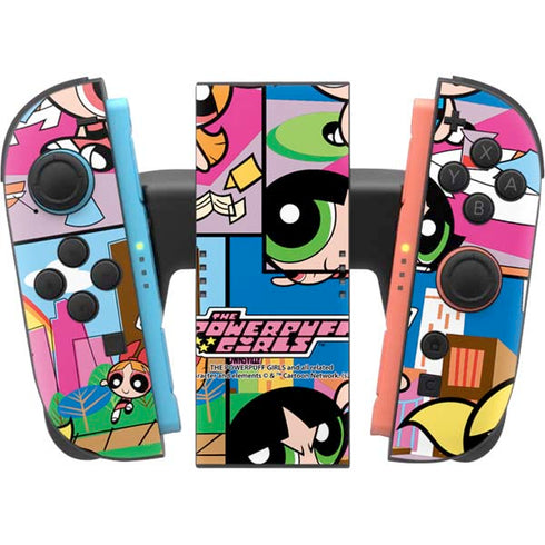 Cartoon Network Powerpuff Girls Patches Nintendo Switch 2 (2025) Joy-Con Controller Skin