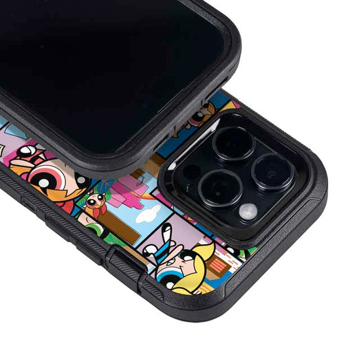 Cartoon Network Powerpuff Girls Patches Otterbox Defender iPhone Skin