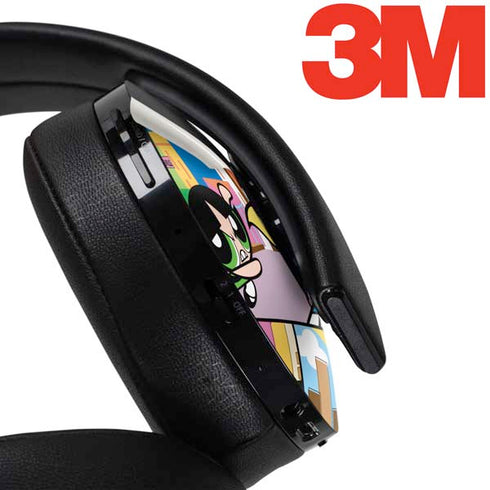 Cartoon Network Powerpuff Girls Patches PlayStation 4 Gold Wireless Headset Skin
