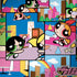 Cartoon Network Powerpuff Girls Patches PlayStation 4 Gold Wireless Headset Skin