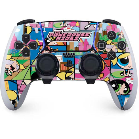 Cartoon Network Powerpuff Girls Patches PS5 DualSense Edge Pro Controller Skin