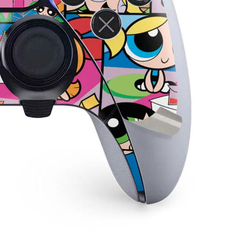 Cartoon Network Powerpuff Girls Patches PS5 DualSense Edge Pro Controller Skin
