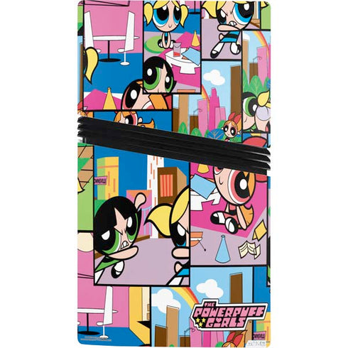 Cartoon Network Powerpuff Girls Patches PS5 Pro Console Skin