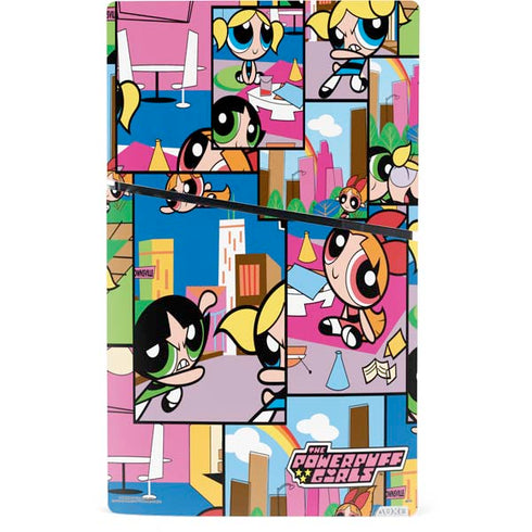 Cartoon Network Powerpuff Girls Patches PS5 Slim Digital Edition Console Skin