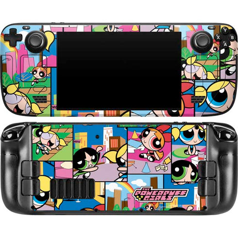 Cartoon Network Powerpuff Girls Patches Steam Deck Handheld Gaming Computer OLED Skin