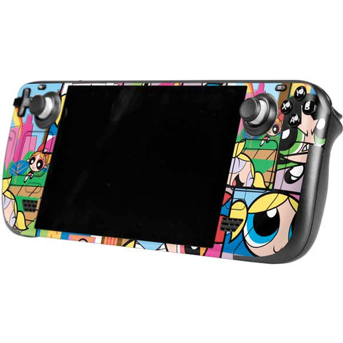 Cartoon Network Powerpuff Girls Patches Steam Deck Handheld Gaming Computer OLED Skin