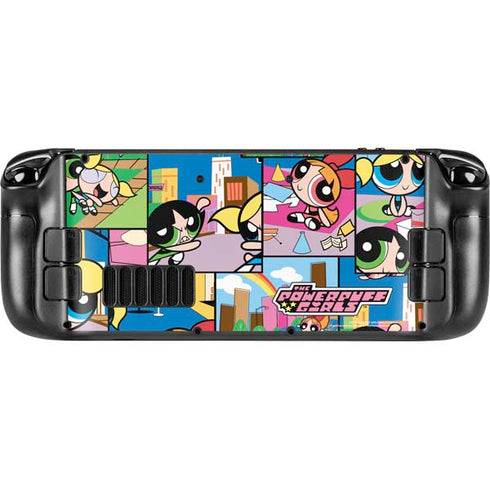 Cartoon Network Powerpuff Girls Patches Steam Deck Handheld Gaming Computer Skin