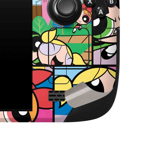 Cartoon Network Powerpuff Girls Patches Steam Deck Handheld Gaming Computer Skin